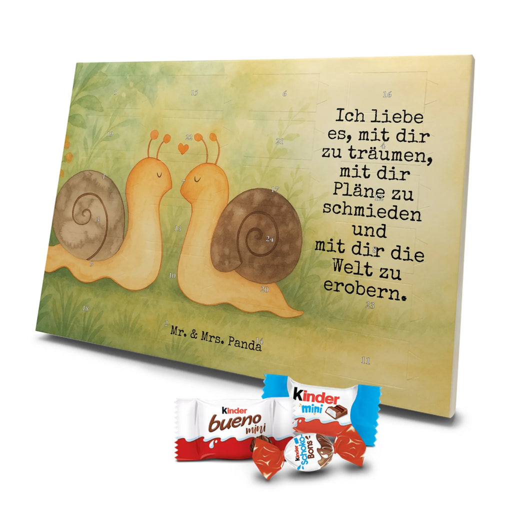 Chocolate advent calendar Snails in love Design Loving, Two, Together, Marriage, Proposal of marriage, Love gift, gift for her, gift for him, anniversary gift