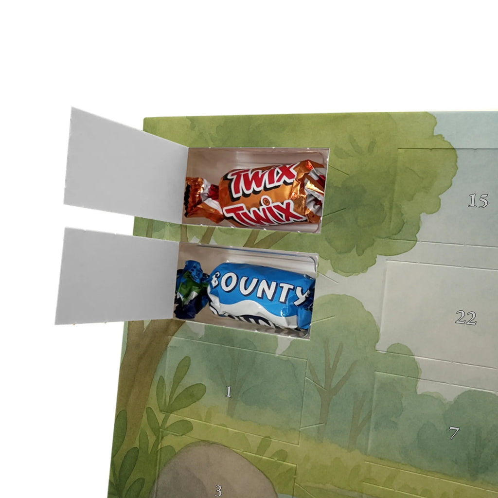 Chocolate advent calendar otter Belly Design animal lover, marten, sea otter, European otter, water mammal, aquatic animal, baby otter, predator, water, otter gifts, gift ideas for animal lovers, animal, mammal, water animal, gifts for people in love, Otter Sea Otter Lake Otter