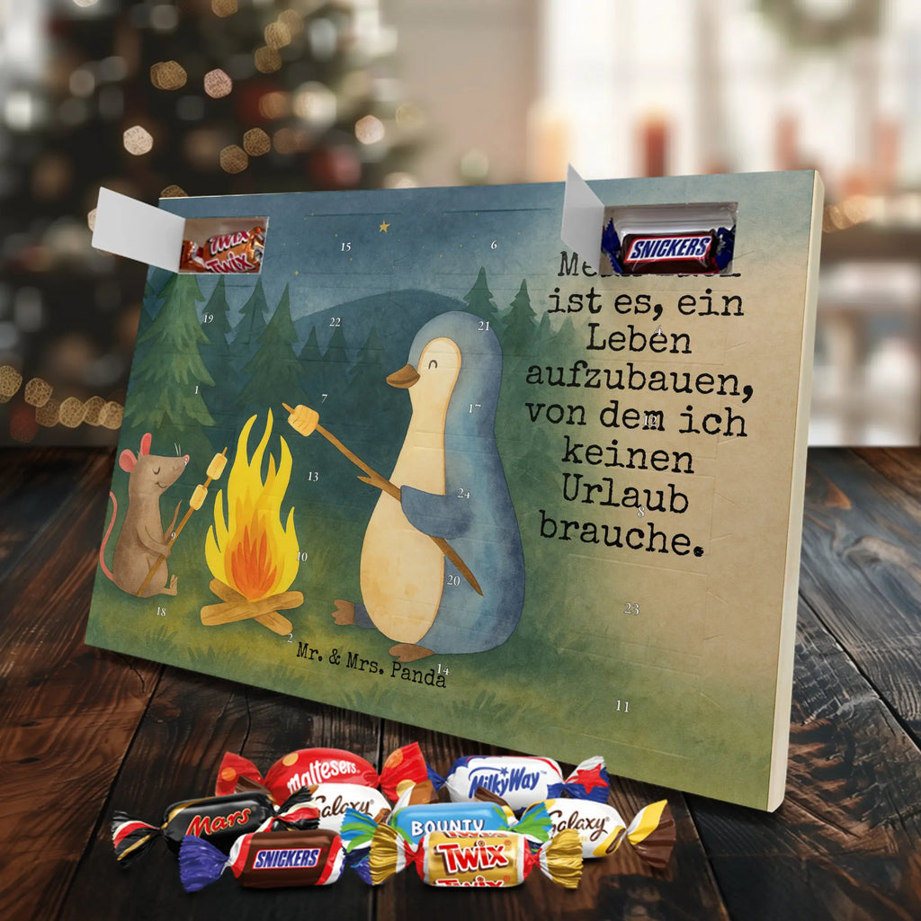Chocolate advent calendar Penguin campfire Design North Pole, Penguins, campfire, everyday office life, penguins, mouse, life motto, new start, work, life motivation, fire
