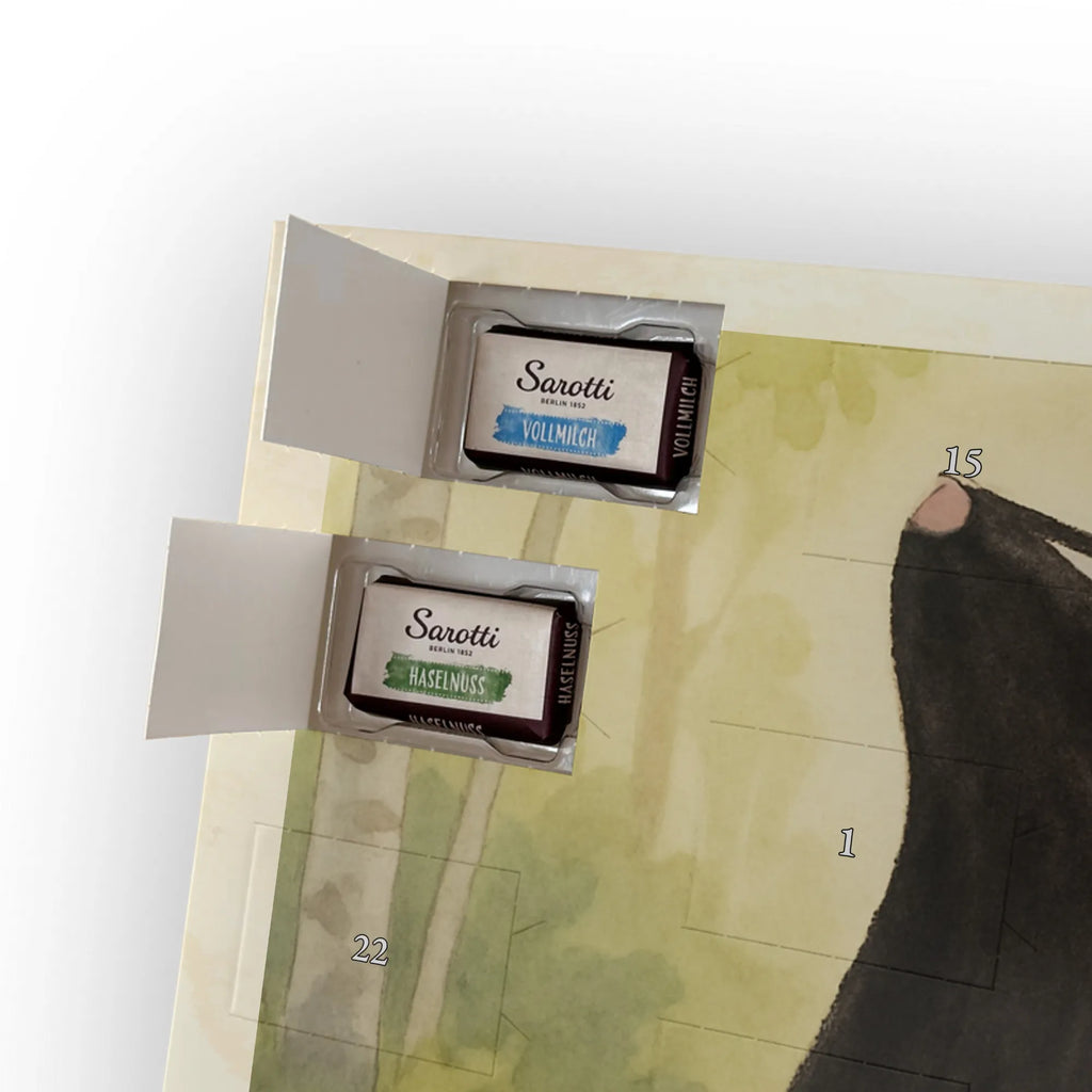 Chocolate advent calendar skunk Sit Design know-it-all, stinky, law, predator, wild animal