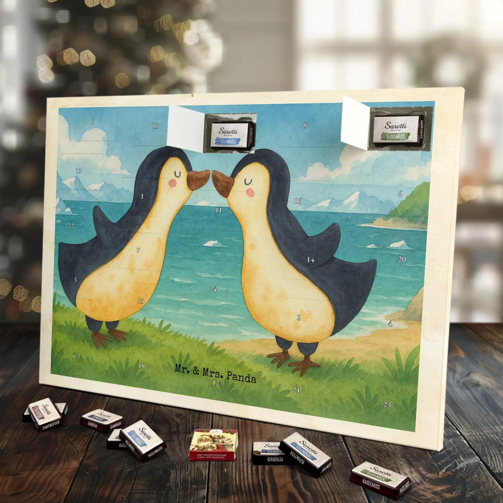 Chocolate advent calendar penguins kiss Design Loving, Two, Together, Marriage, Proposal of marriage, Love gift, gift for her, gift for him, anniversary gift, Valentine&#39;s Day Gift for Women Love Gift Anniversary Wedding Anniversary Party Favor Gift for Girlfriend Gift for Partner Boyfriend Gift Token of Love for Men for Husband