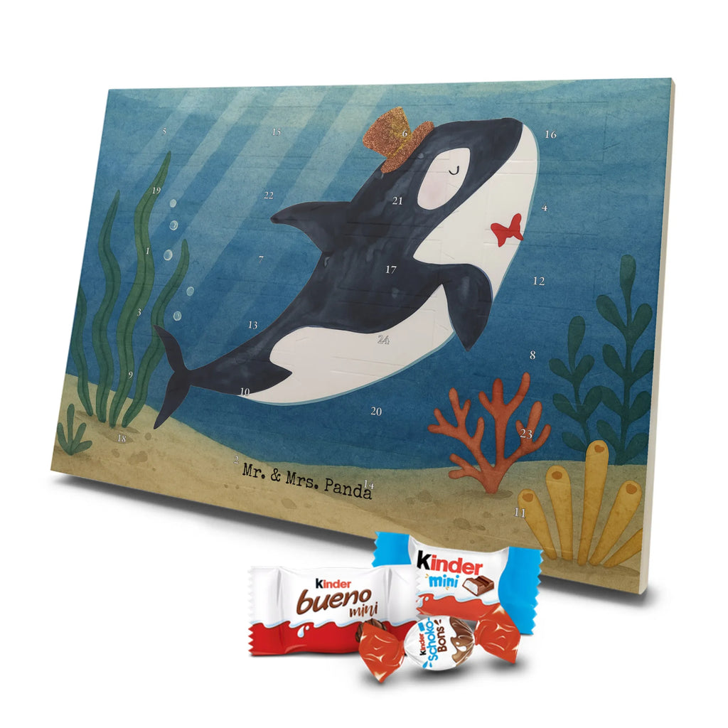 Chocolate advent calendar orca cylinder Design gift ideas, vacation, Seafood, aquatic animals, ocean, shells, corals, reef, whale, narwhal, sea urchin, lobster, platypus, manatee, crocodile, shrimp, gifts for seafood lovers, water world, underwater animals, underwater world, deep sea, seafood fans, seafood decoration, seafood posters, celebration, birthday, feast, confetti, congratulations