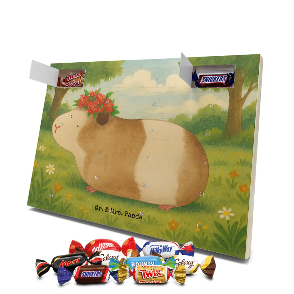 Chocolate advent calendar Guinea pig wisdom Design card, gift ideas, gifts, small animals, cute, cute animal motives, hand drawn, funny sayings, good mood, special gifts, animal lover, wonderland, saying, wisdom, reality, flower child, guinea pig, wonder