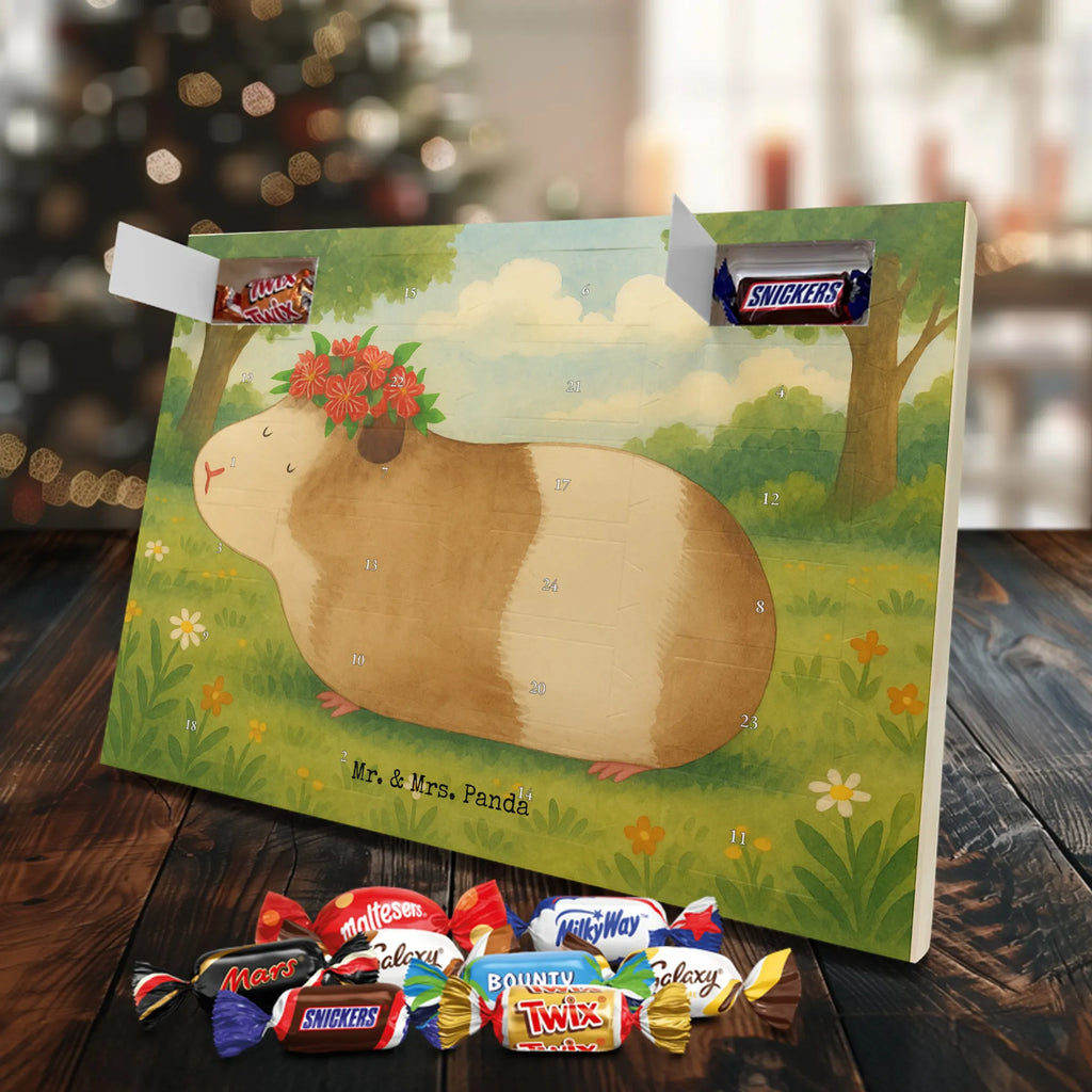 Chocolate advent calendar Guinea pig wisdom Design card, gift ideas, gifts, small animals, cute, cute animal motives, hand drawn, funny sayings, good mood, special gifts, animal lover, wonderland, saying, wisdom, reality, flower child, guinea pig, wonder