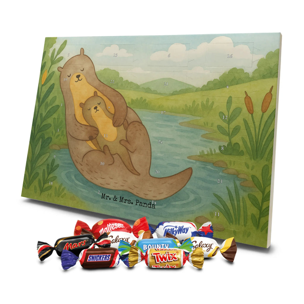Chocolate advent calendar otter child Design animal lover, marten, sea otter, European otter, water mammal, aquatic animal, baby otter, predator, water, otter gifts, gift ideas for animal lovers, animal, mammal, water animal, gifts for people in love, Otter Sea Otter Lake Otter