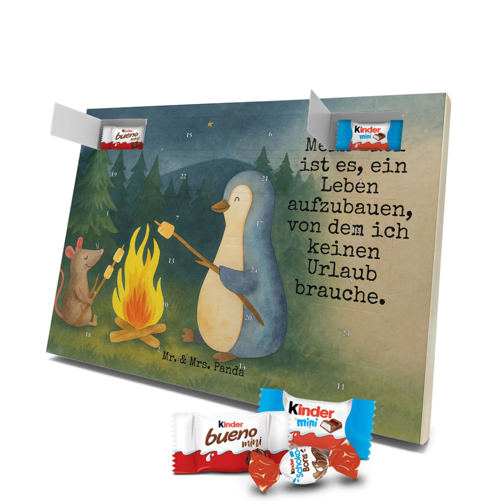 Chocolate advent calendar Penguin campfire Design North Pole, Penguins, campfire, everyday office life, penguins, mouse, life motto, new start, work, life motivation, fire