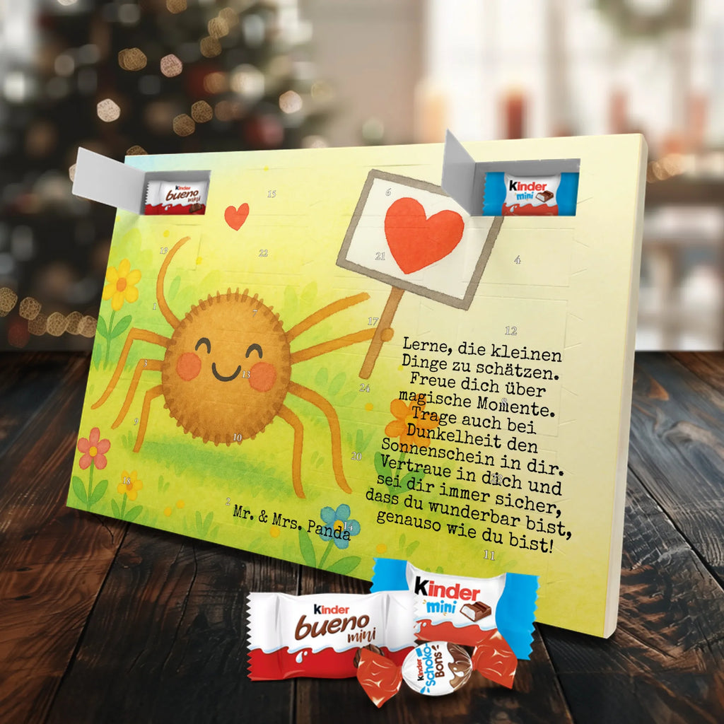 Chocolate advent calendar Spider Agatha Motivation Design Spider Agathe, Spider