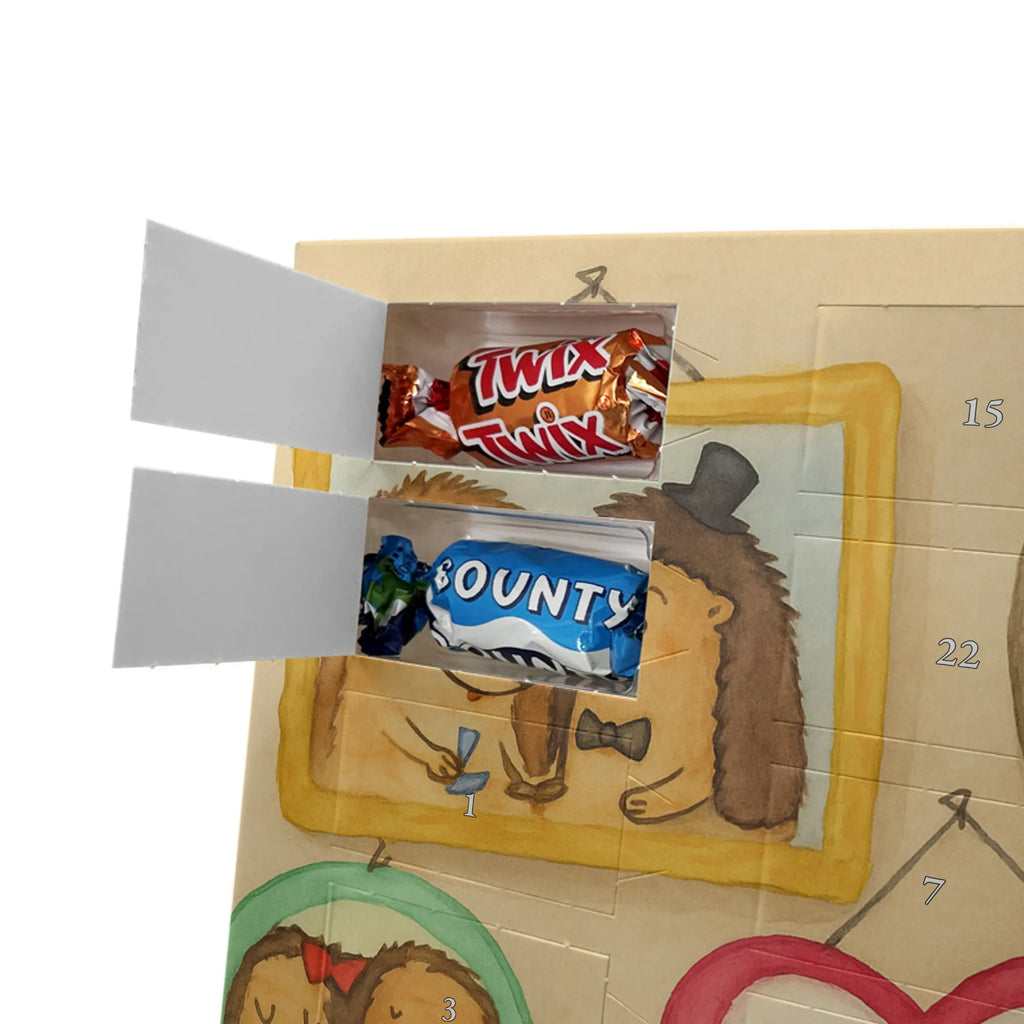 Chocolate advent calendar Hedgehog family Design Father's Day, Mother's Day, hedgehogs, mum, pictures, solidarity