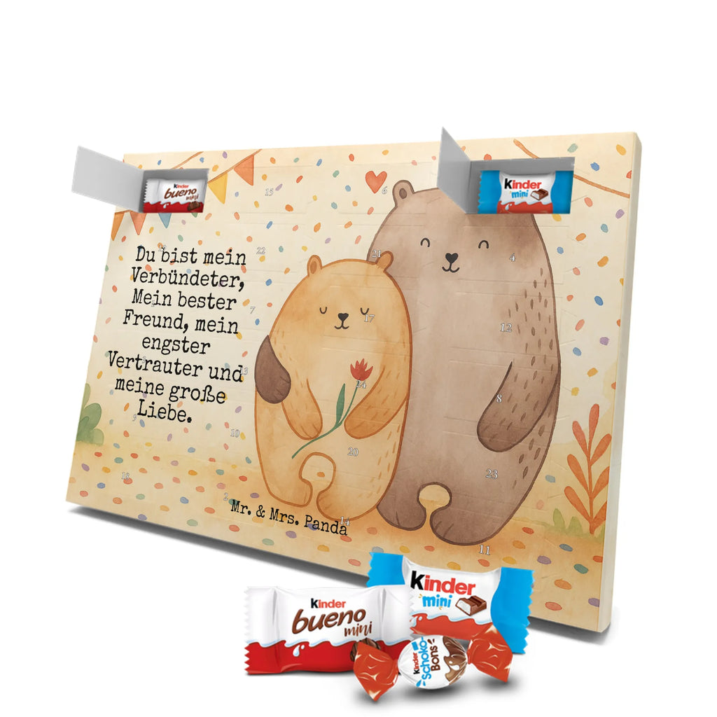 Chocolate advent calendar Bears in love Design Loving, Two, Together, Marriage, Proposal of marriage, Love gift, gift for her, gift for him, anniversary gift, Girlfriend, Engaged, Boyfriend, Gift Wedding, Gift Friend, Anniversary, In love, Wedding anniversary, Married, Gift Girlfriend, Bears, Proof of love