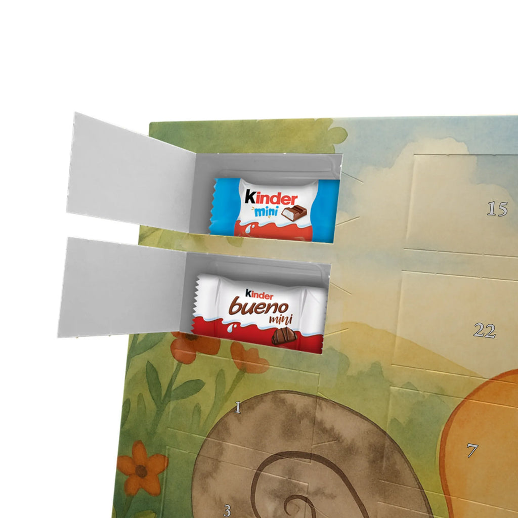 Chocolate advent calendar Snails in love Design Loving, Two, Together, Marriage, Proposal of marriage, Love gift, gift for her, gift for him, anniversary gift