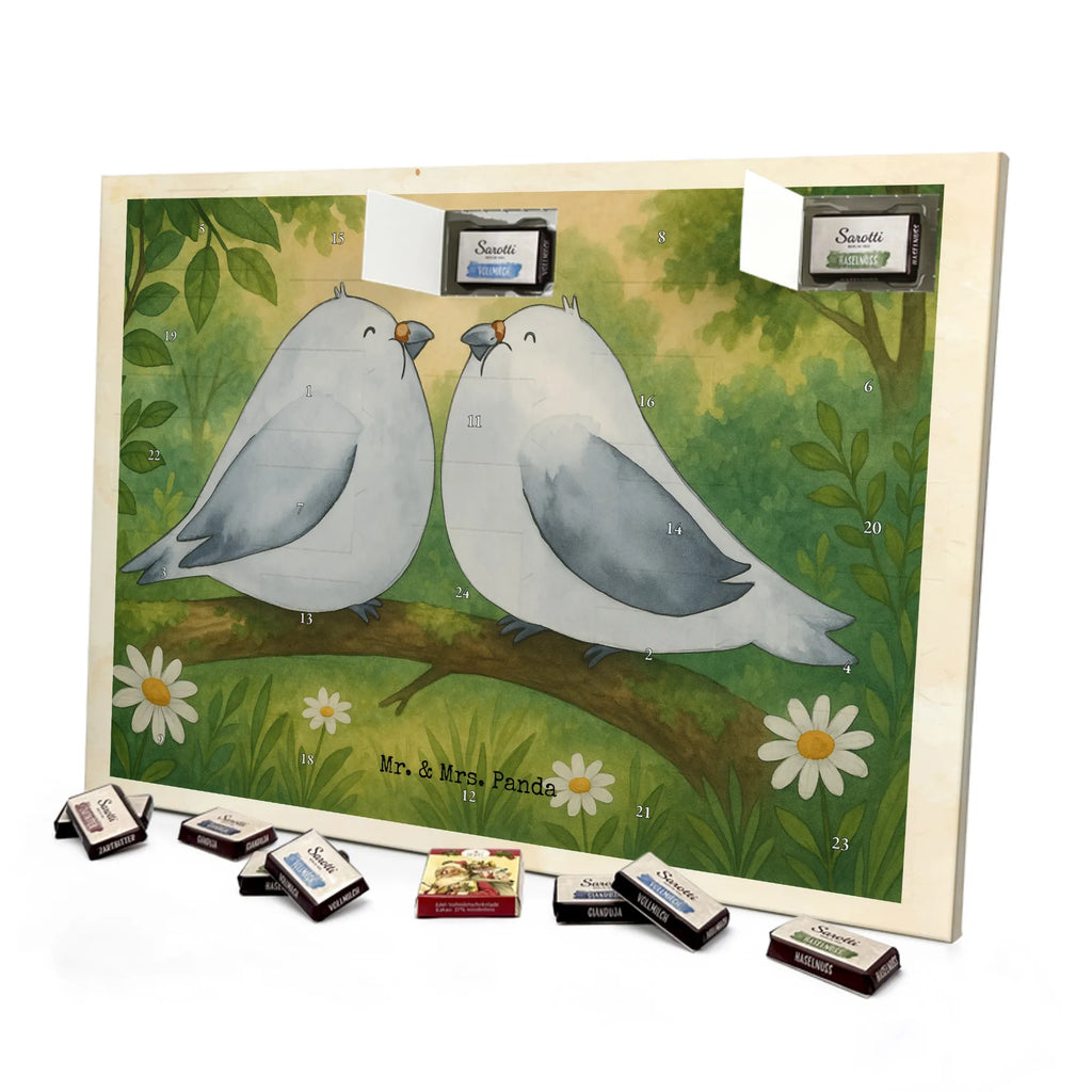 Chocolate advent calendar Turtledoves in love Design Loving, Two, Together, Marriage, Proposal of marriage, Love gift, gift for her, gift for him, anniversary gift, Turtle doves, Gift Friend, Married, Gift Wedding, Doves, Gift Girlfriend, In love, Wedding anniversary, Engaged, Anniversary, Girlfriend, Turtledove, Proof of love, Friend