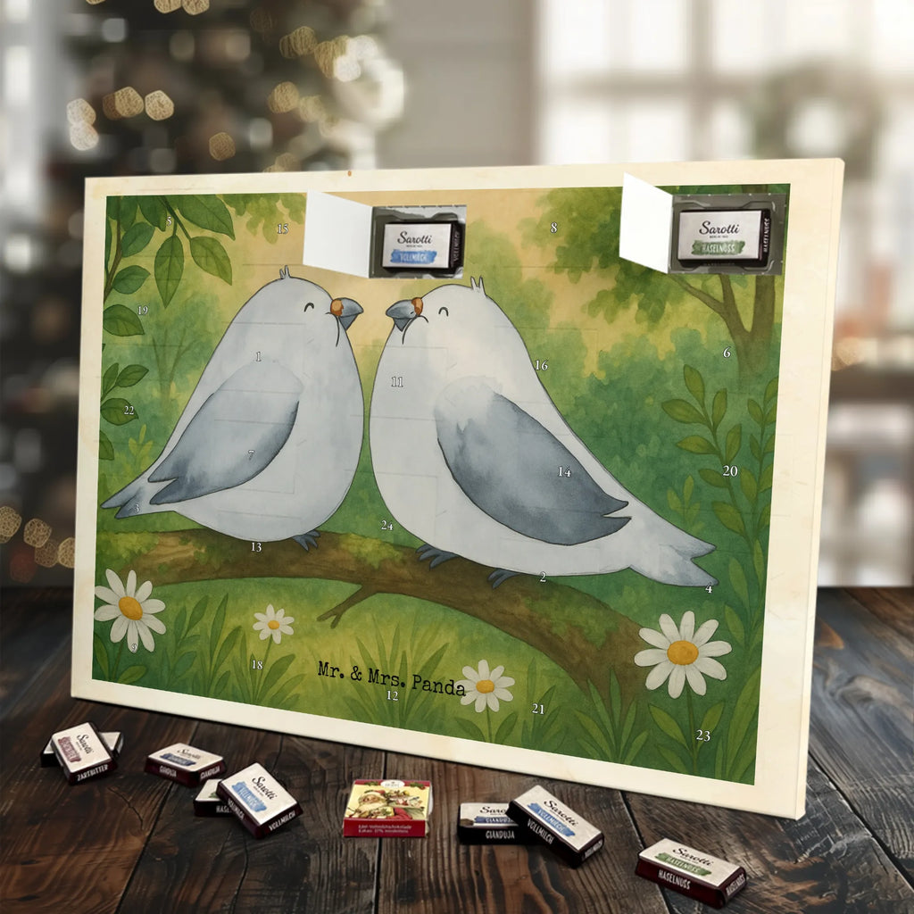 Chocolate advent calendar Turtledoves in love Design Loving, Two, Together, Marriage, Proposal of marriage, Love gift, gift for her, gift for him, anniversary gift, Turtle doves, Gift Friend, Married, Gift Wedding, Doves, Gift Girlfriend, In love, Wedding anniversary, Engaged, Anniversary, Girlfriend, Turtledove, Proof of love, Friend