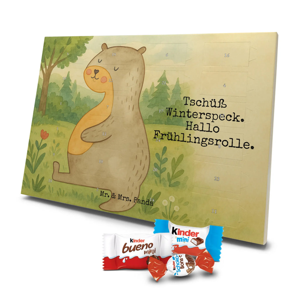 Chocolate advent calendar otter Belly Design animal lover, marten, sea otter, European otter, water mammal, aquatic animal, baby otter, predator, water, otter gifts, gift ideas for animal lovers, animal, mammal, water animal, gifts for people in love, Otter Sea Otter Lake Otter