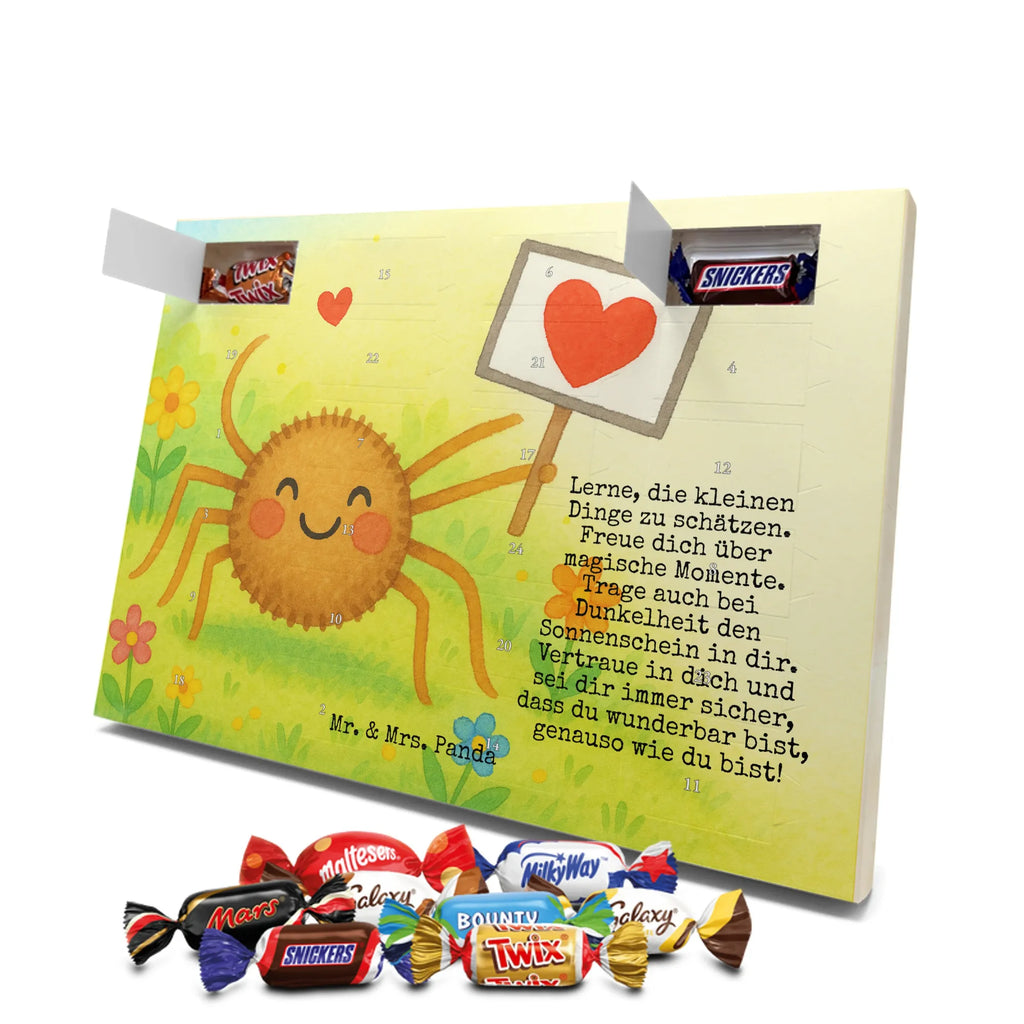 Chocolate advent calendar Spider Agatha Motivation Design Spider Agathe, Spider