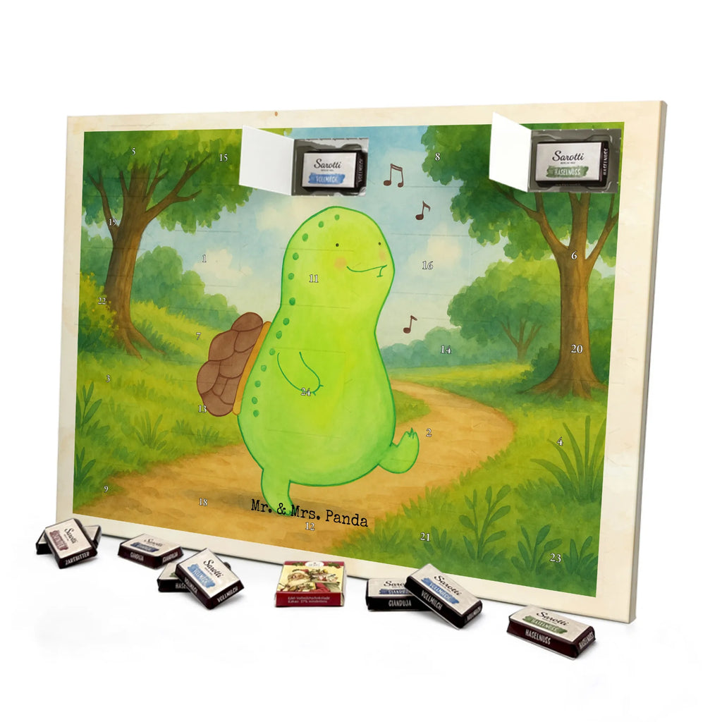 Chocolate advent calendar tortoise Pipes Design gift, gift ideas, cute, illustrated, tortoise, reptile, ancient creature, sweet, birthday gift, turtle gift items, funny turtle gifts, pet turtles, best friend, sister or daughter, turtle lover, new beginning, joy of life, separation, turtles