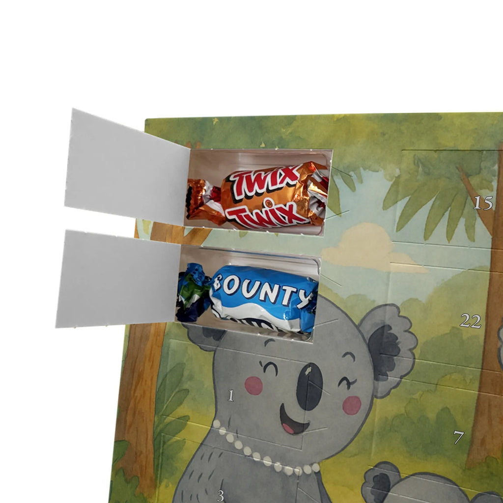 Chocolate advent calendar Koala Family Design Father's Day, Mother's Day, siblings, family life, children