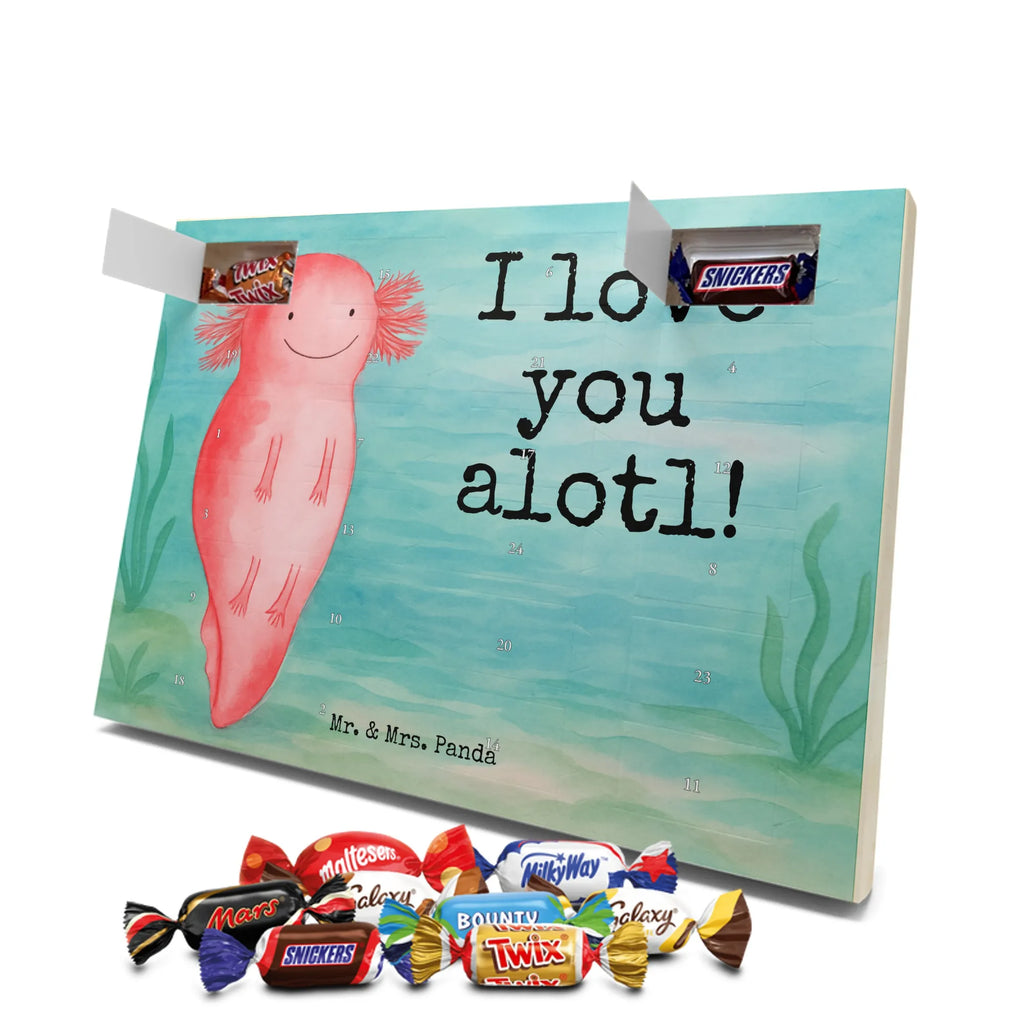 Chocolate advent calendar axolotl Love Design Loving, Two, Together, Marriage, Proposal of marriage, Love gift, gift for her, gift for him, anniversary gift, Valentine&#39;s Day Gift for Women Love Gift Anniversary Wedding Anniversary Party Favor Gift for Girlfriend Gift for Partner Boyfriend Gift Token of Love for Men for Husband
