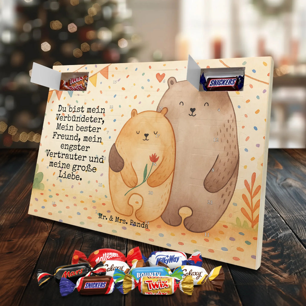 Chocolate advent calendar Bears in love Design Loving, Two, Together, Marriage, Proposal of marriage, Love gift, gift for her, gift for him, anniversary gift, Girlfriend, Engaged, Boyfriend, Gift Wedding, Gift Friend, Anniversary, In love, Wedding anniversary, Married, Gift Girlfriend, Bears, Proof of love