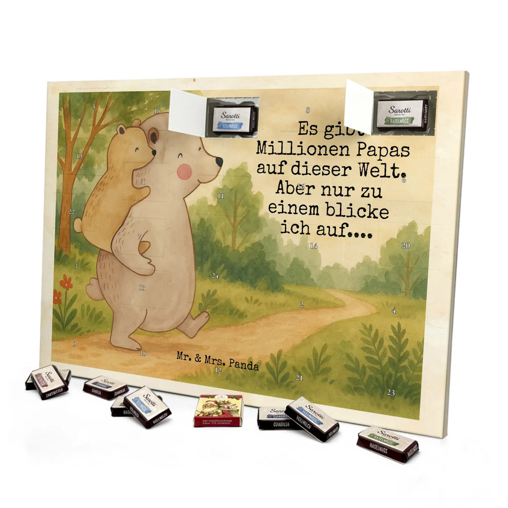 Chocolate advent calendar Papa Bear Design Father's Day, Mother's Day, birthday, father's day, present, uncle