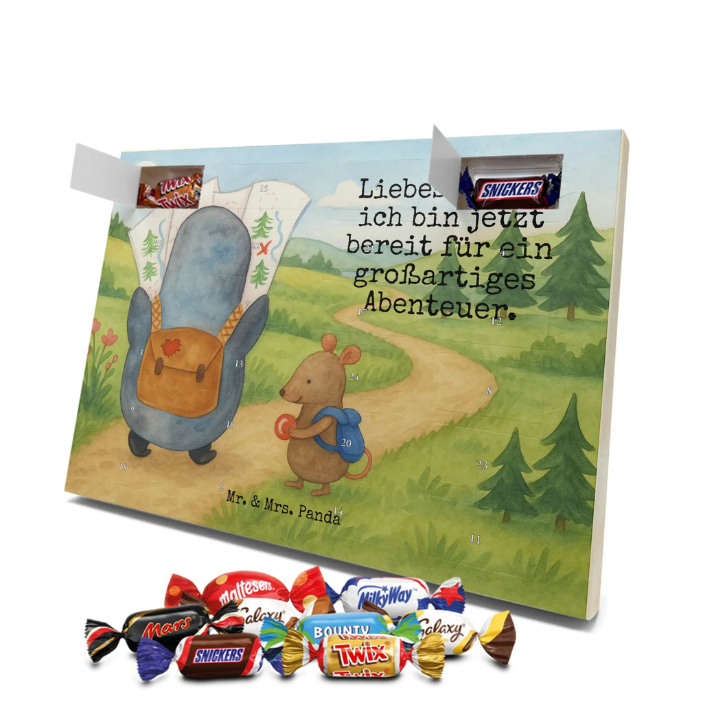 Chocolate advent calendar Penguin & Mouse Hiker Design North Pole, Penguins, adventurer, hiking, adventure, penguins, road trip, excursion