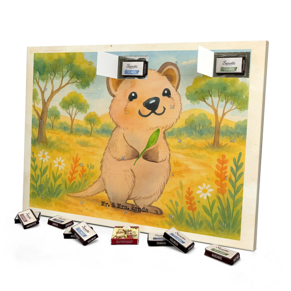 Chocolate advent calendar Quokka Happy Design card, gift ideas, gifts, small animals, cute, cute animal motives, hand drawn, funny sayings, good mood, special gifts, animal lover