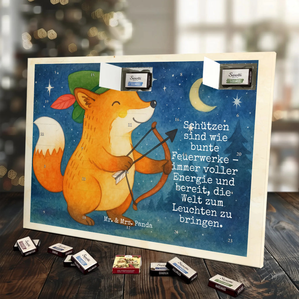 Chocolate advent calendar Sagittarius Astrology Design constellations, birthdays, astrology, date of birth, month of birth