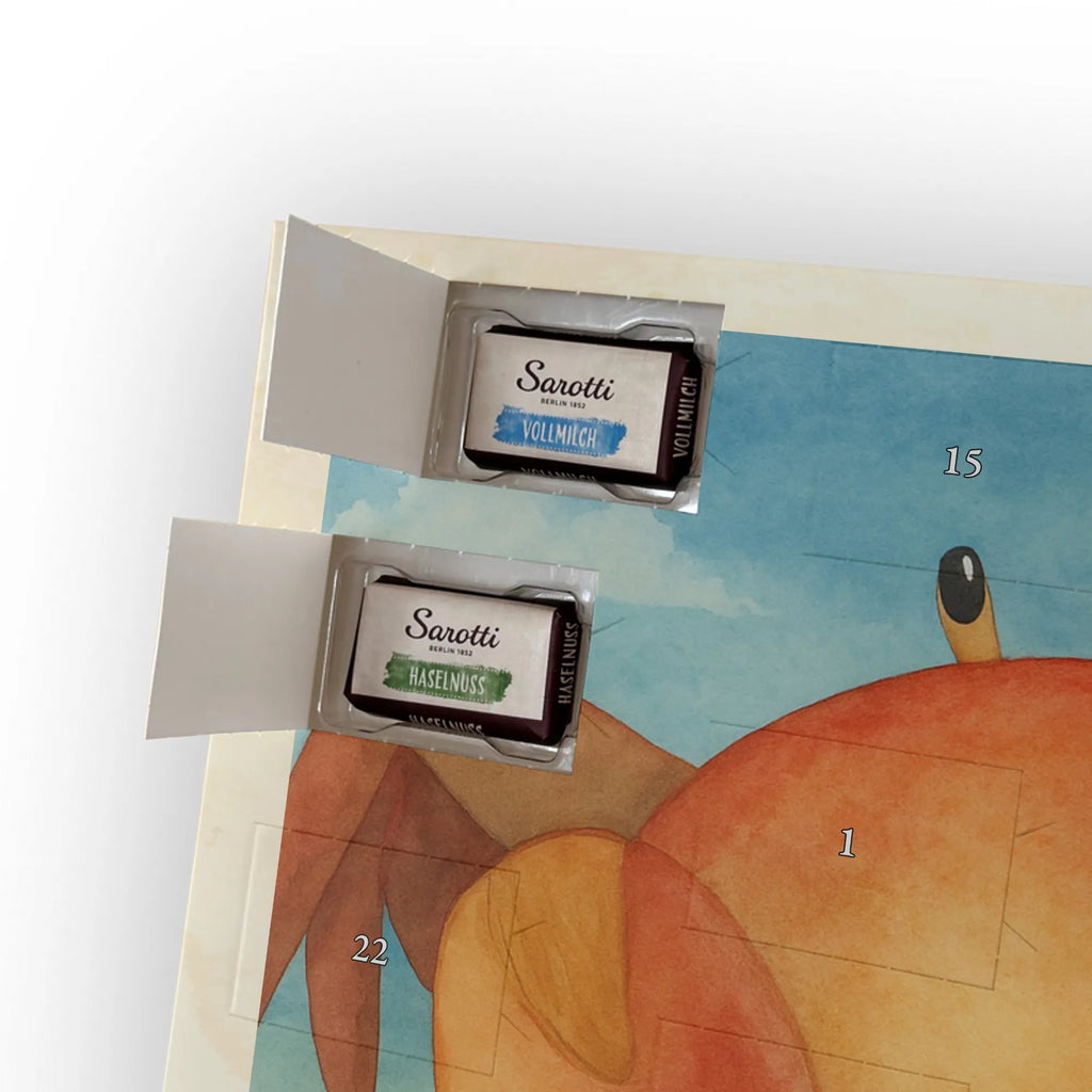 Chocolate advent calendar Star sign Cancer Design constellations, birthdays, astrology, date of birth, month of birth, crab zodiac sign, crab present, present june, birthday june, crabs, present july, birthday july, crab, sea animal, present sea