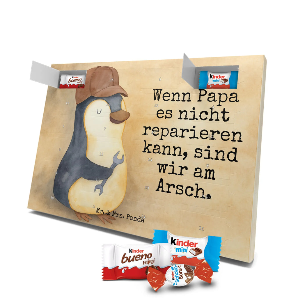 Chocolate advent calendar If Daddy can't fix it, we're screwed. Design Father's Day, Mother's Day, Father, Best Daddy in the World, Gift Daddy