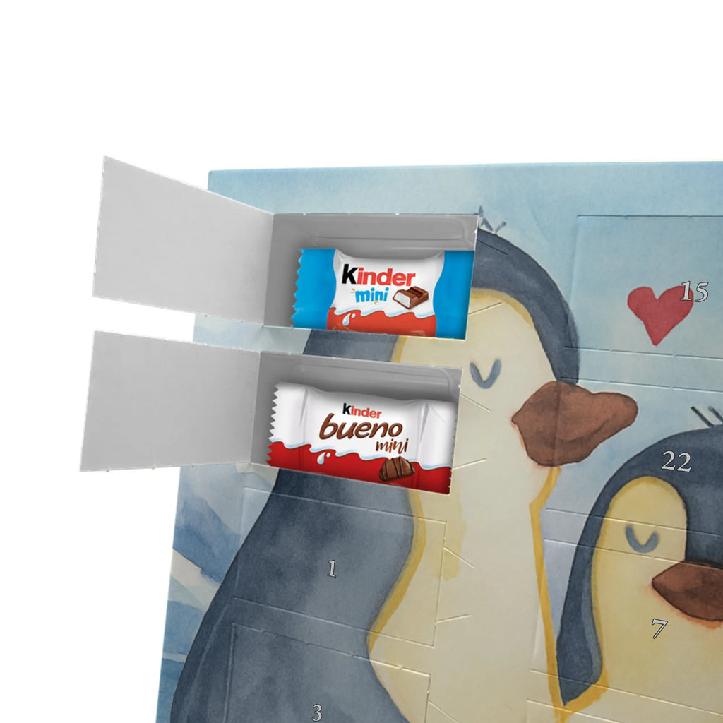 Chocolate advent calendar Penguin embrace Design North Pole, Penguins, wedding, wedding gift, love gift, lovers, anniversary, proof of love, wedding day