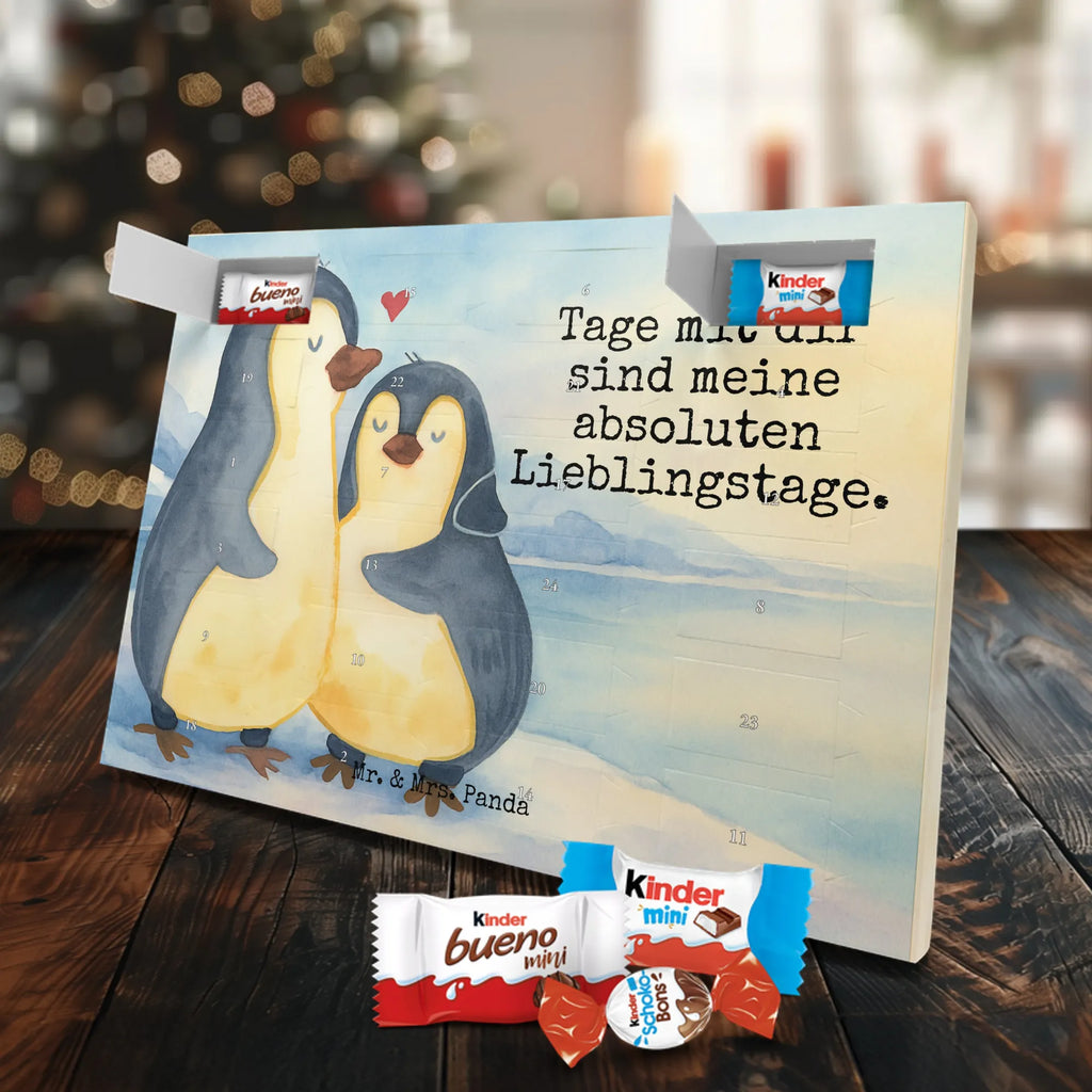 Chocolate advent calendar Penguin embrace Design North Pole, Penguins, wedding, wedding gift, love gift, lovers, anniversary, proof of love, wedding day