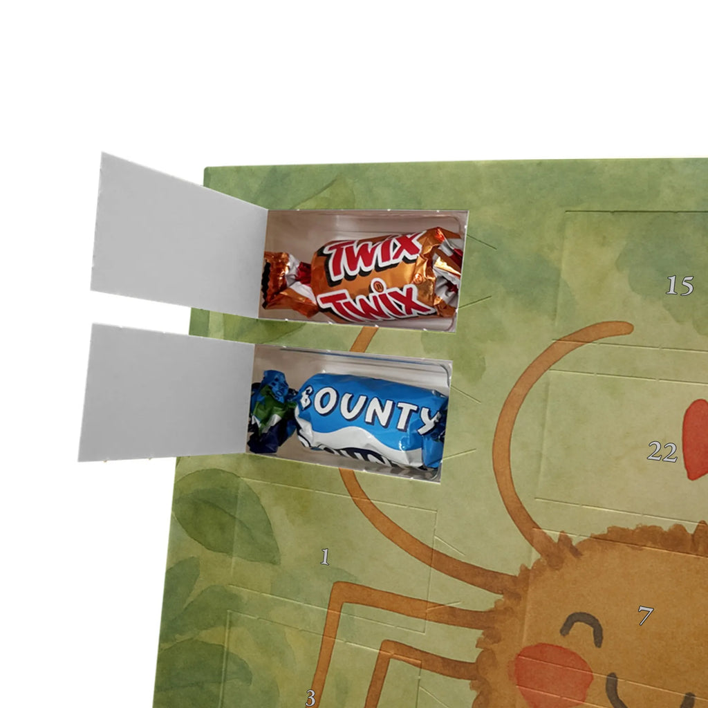 Chocolate advent calendar Spider Agatha Motivation Design Spider Agathe, Spider