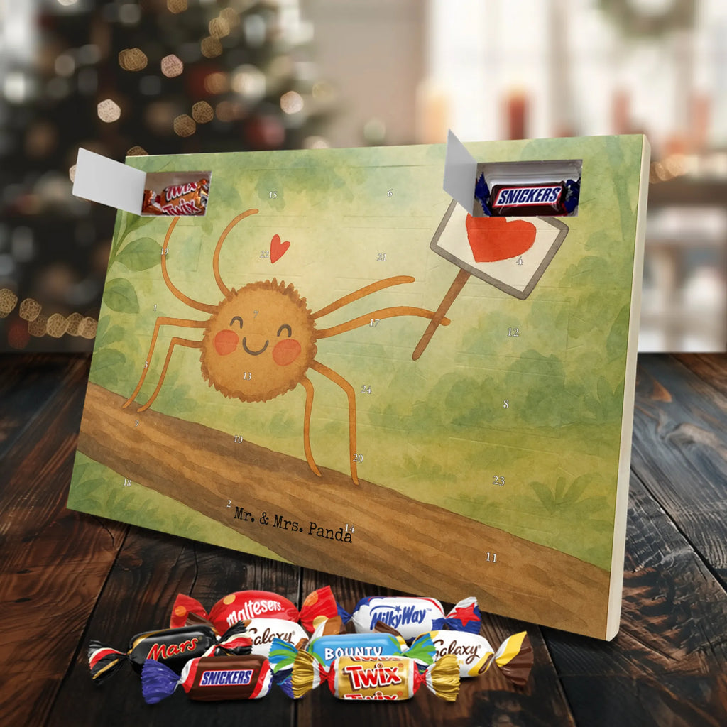Chocolate advent calendar Spider Agatha Motivation Design Spider Agathe, Spider