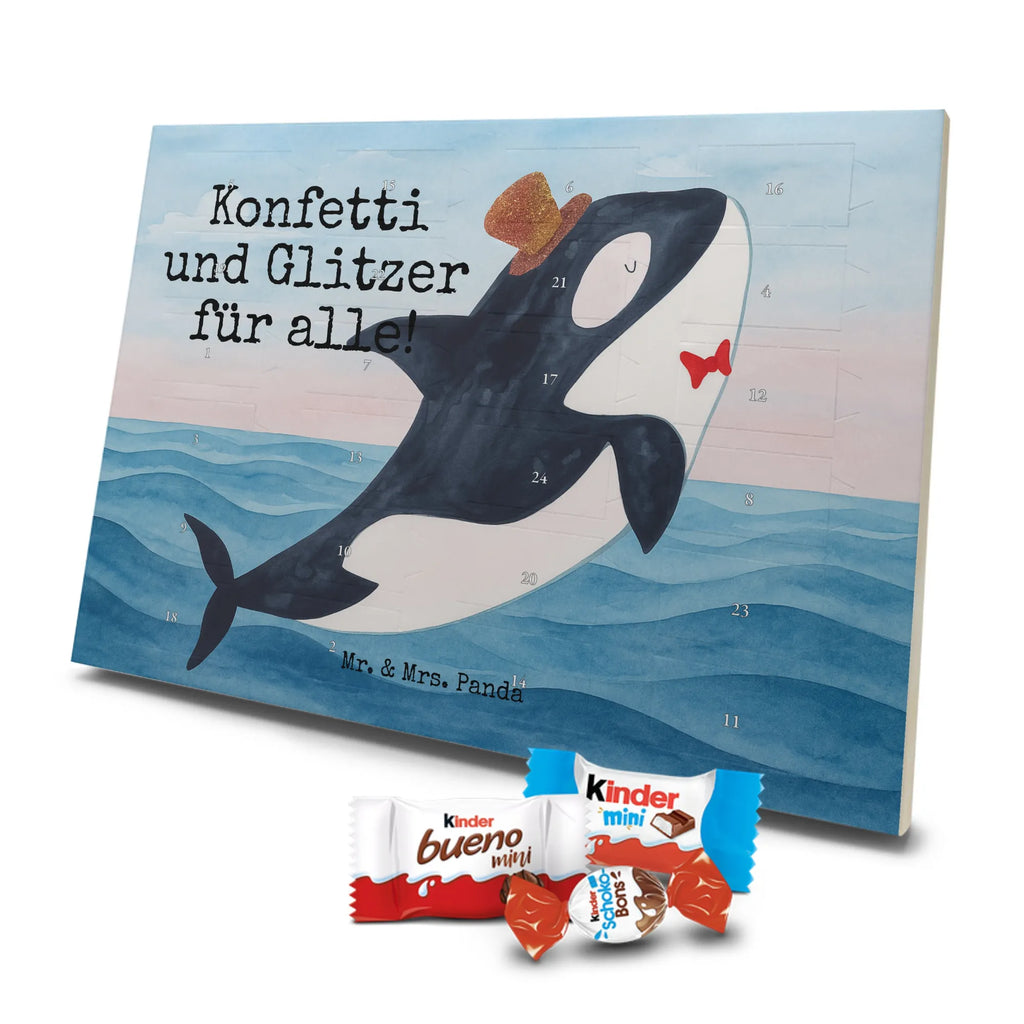 Chocolate advent calendar orca cylinder Design gift ideas, vacation, Seafood, aquatic animals, ocean, shells, corals, reef, whale, narwhal, sea urchin, lobster, platypus, manatee, crocodile, shrimp, gifts for seafood lovers, water world, underwater animals, underwater world, deep sea, seafood fans, seafood decoration, seafood posters, celebration, birthday, feast, confetti, congratulations