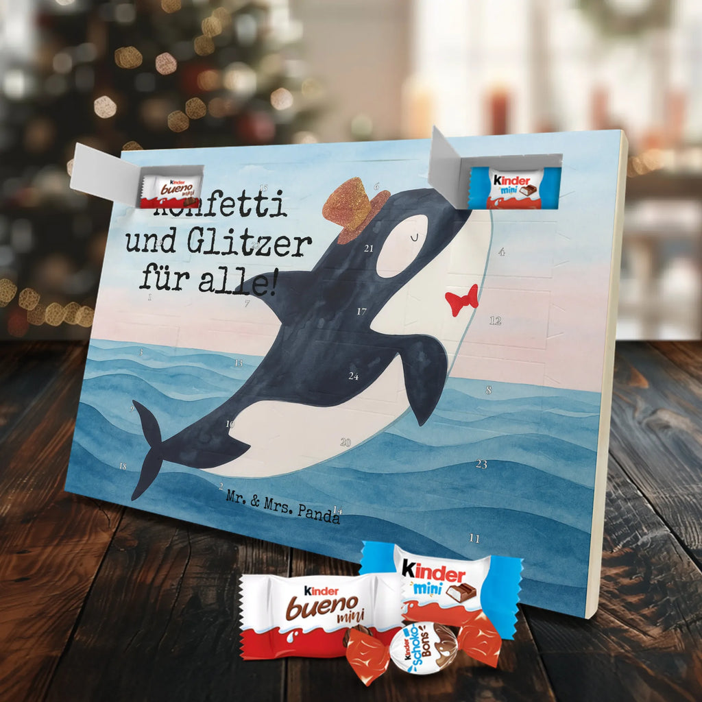 Chocolate advent calendar orca cylinder Design gift ideas, vacation, Seafood, aquatic animals, ocean, shells, corals, reef, whale, narwhal, sea urchin, lobster, platypus, manatee, crocodile, shrimp, gifts for seafood lovers, water world, underwater animals, underwater world, deep sea, seafood fans, seafood decoration, seafood posters, celebration, birthday, feast, confetti, congratulations
