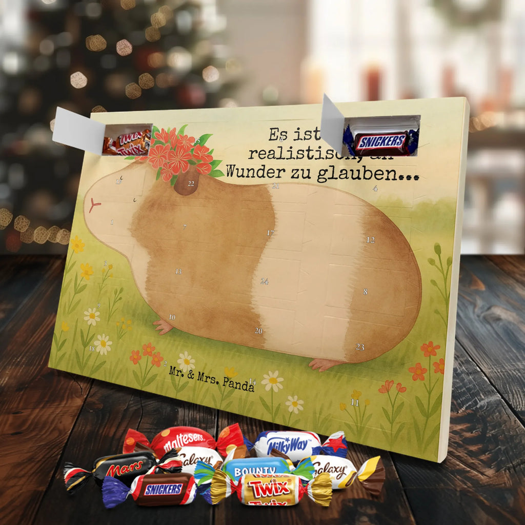 Chocolate advent calendar Guinea pig wisdom Design card, gift ideas, gifts, small animals, cute, cute animal motives, hand drawn, funny sayings, good mood, special gifts, animal lover, wonderland, saying, wisdom, reality, flower child, guinea pig, wonder