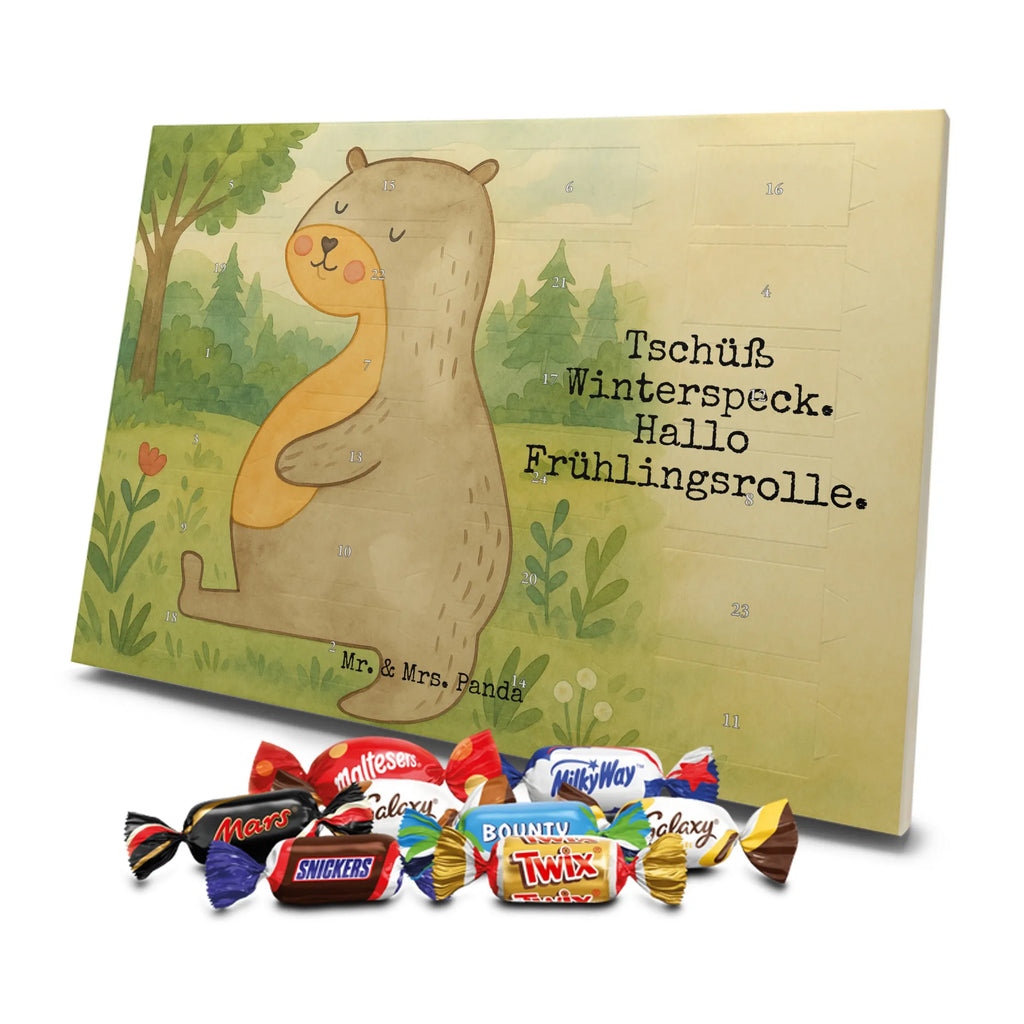 Chocolate advent calendar otter Belly Design animal lover, marten, sea otter, European otter, water mammal, aquatic animal, baby otter, predator, water, otter gifts, gift ideas for animal lovers, animal, mammal, water animal, gifts for people in love, Otter Sea Otter Lake Otter