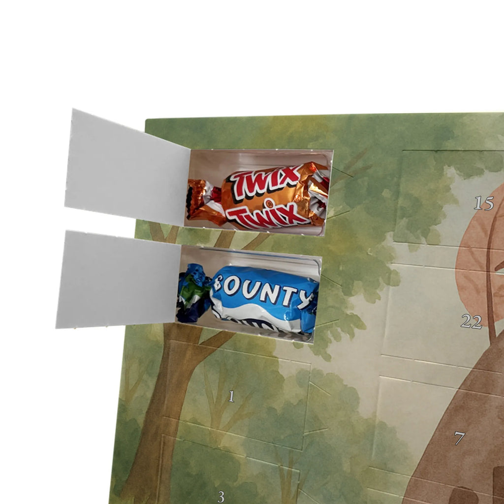 Chocolate advent calendar Owl feather headdress Design gift ideas, birthday present, forest animal, bird, nocturnal, illustrated, romantic gift, owl decor, Beautiful saying, Life is an adventure, Travel saying, Owl decoration, Indian saying, Feather decoration, Decoration