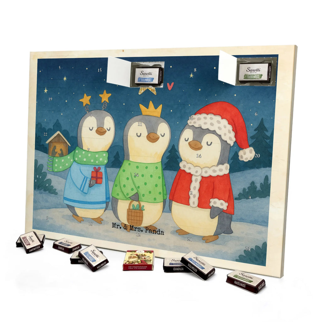 Chocolate advent calendar wintertime Holy Three Kings Design Christmas time, snow, Santa Claus, Epiphany, Christmas days, Christmas present, Christmas Eve