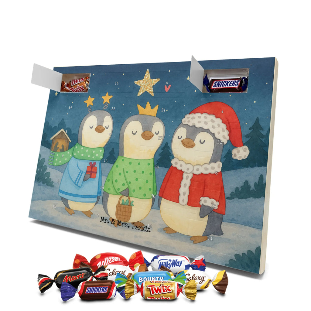 Chocolate advent calendar wintertime Holy Three Kings Design Christmas time, snow, Santa Claus, Epiphany, Christmas days, Christmas present, Christmas Eve
