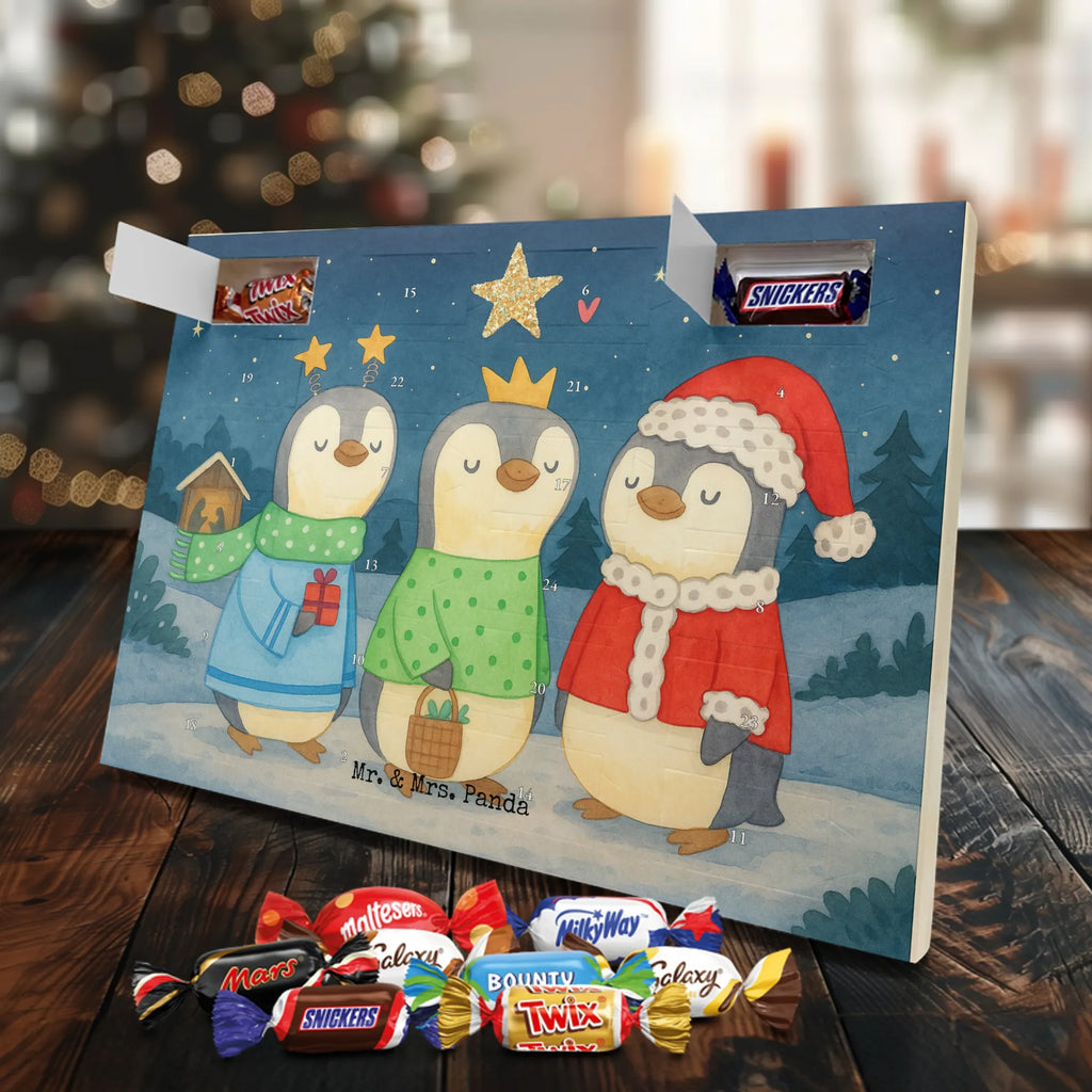 Chocolate advent calendar wintertime Holy Three Kings Design Christmas time, snow, Santa Claus, Epiphany, Christmas days, Christmas present, Christmas Eve