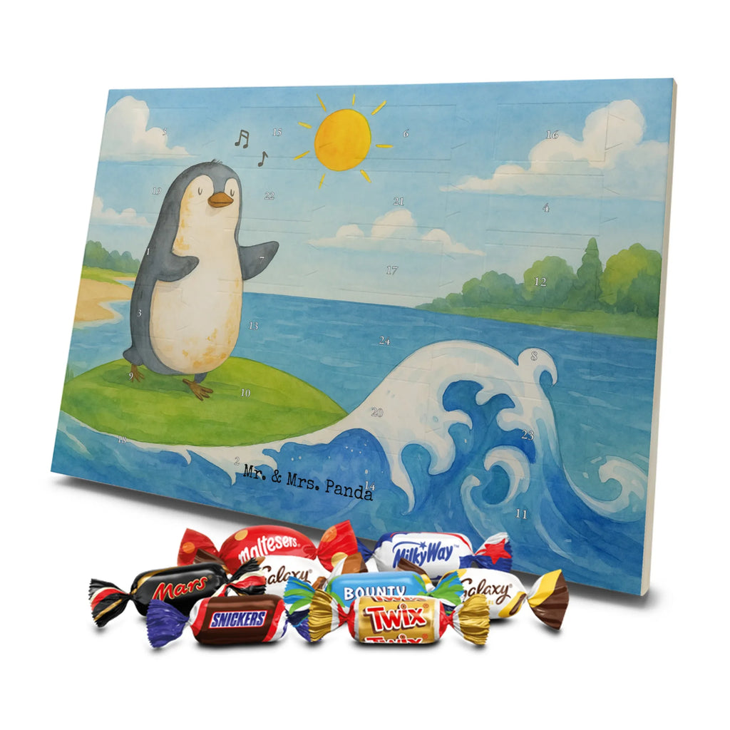 Chocolate advent calendar Penguin surfer Design North Pole, Penguins, surfers, surfing, waves, penguins, holidays, wave riding