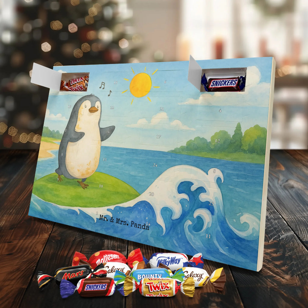 Chocolate advent calendar Penguin surfer Design North Pole, Penguins, surfers, surfing, waves, penguins, holidays, wave riding