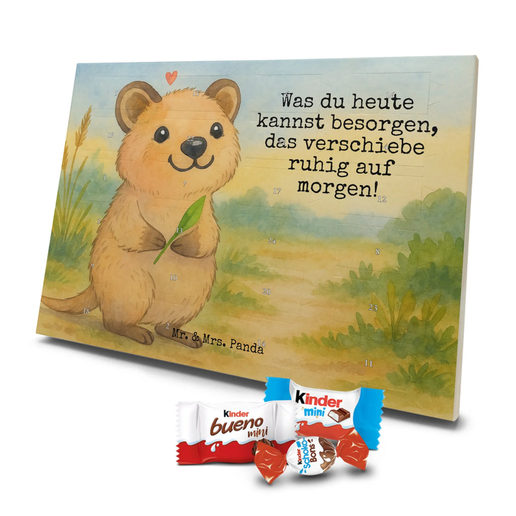 Chocolate advent calendar Quokka Happy Design card, gift ideas, gifts, small animals, cute, cute animal motives, hand drawn, funny sayings, good mood, special gifts, animal lover