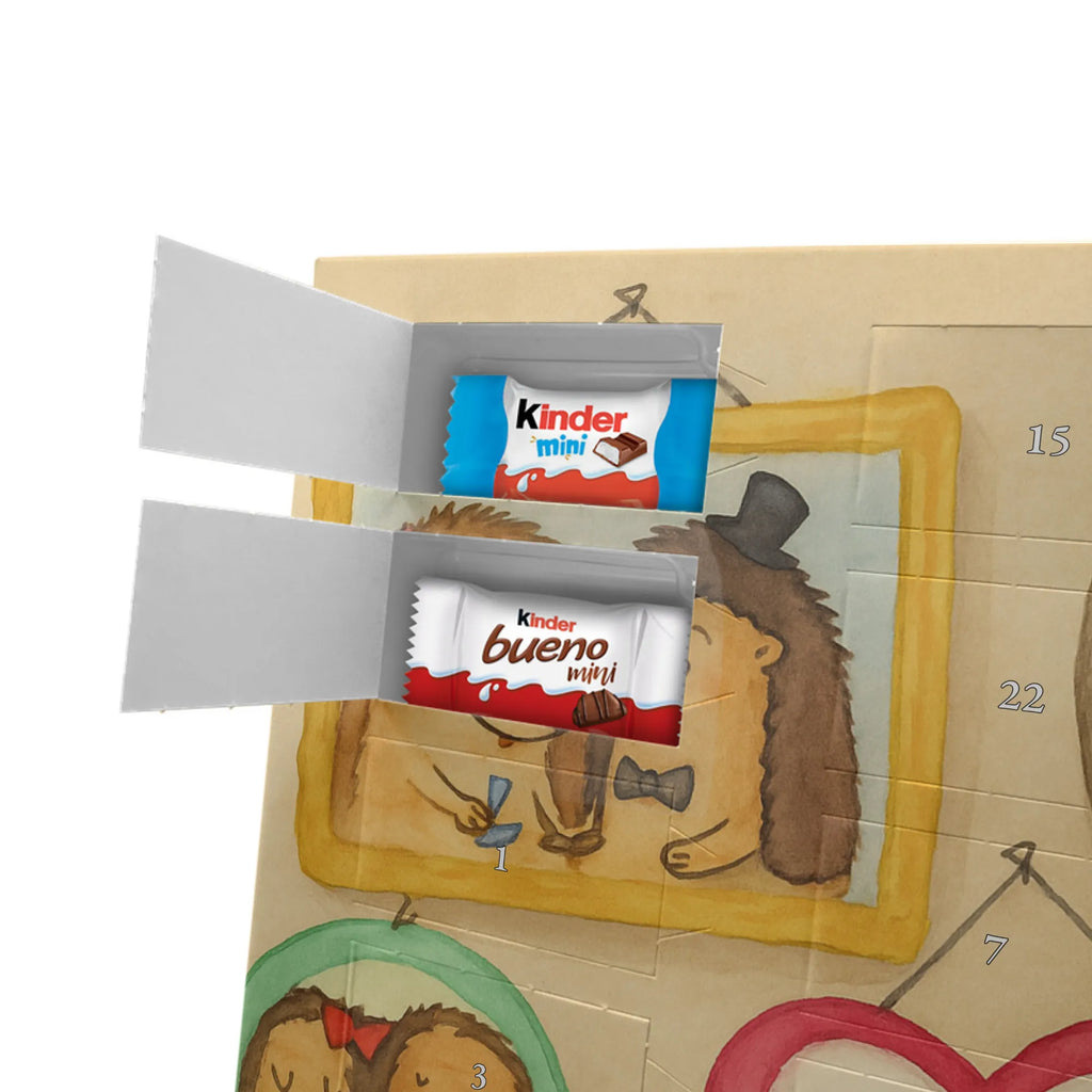 Chocolate advent calendar Hedgehog family Design Father's Day, Mother's Day, hedgehogs, mum, pictures, solidarity