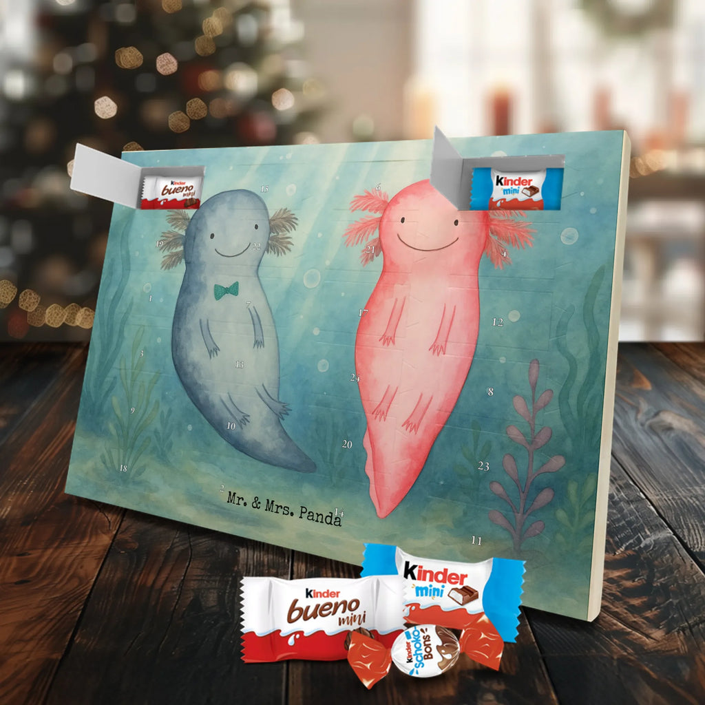 Chocolate advent calendar axolotl Love Design Loving, Two, Together, Marriage, Proposal of marriage, Love gift, gift for her, gift for him, anniversary gift, Valentine&#39;s Day Gift for Women Love Gift Anniversary Wedding Anniversary Party Favor Gift for Girlfriend Gift for Partner Boyfriend Gift Token of Love for Men for Husband