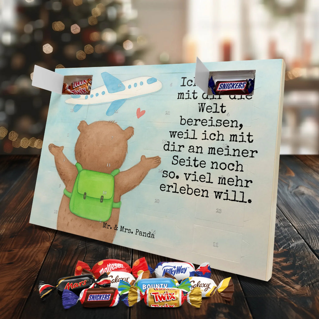 Chocolate advent calendar bear Airplane Design Loving, Two, Together, Marriage, Proposal of marriage, Love gift, gift for her, gift for him, anniversary gift, Valentine&#39;s Day Gift for Women Love Gift Anniversary Wedding Anniversary Party Favor Gift for Girlfriend Gift for Partner Boyfriend Gift Token of Love for Men for Husband