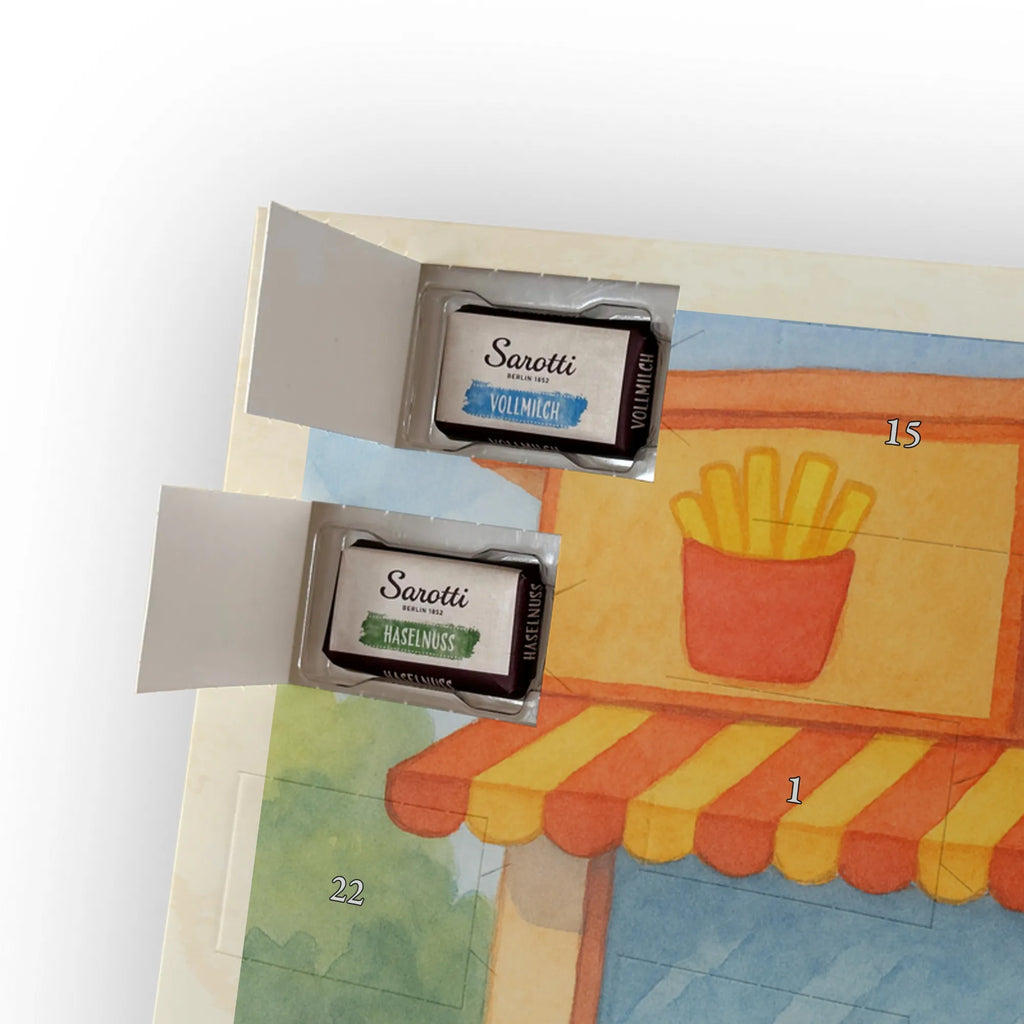 Chocolate advent calendar penguin French fries Design Loving, Two, Together, Marriage, Proposal of marriage, Love gift, gift for her, gift for him, anniversary gift, Valentine&#39;s Day Gift for Women Love Gift Anniversary Wedding Anniversary Party Favor Gift for Girlfriend Gift for Partner Boyfriend Gift Token of Love for Men for Husband