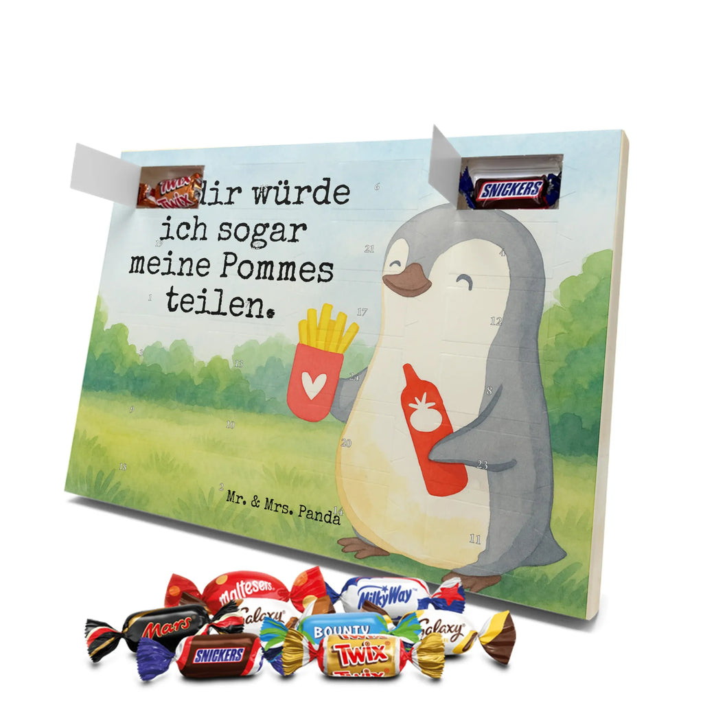 Chocolate advent calendar penguin French fries Design Loving, Two, Together, Marriage, Proposal of marriage, Love gift, gift for her, gift for him, anniversary gift, Valentine&#39;s Day Gift for Women Love Gift Anniversary Wedding Anniversary Party Favor Gift for Girlfriend Gift for Partner Boyfriend Gift Token of Love for Men for Husband