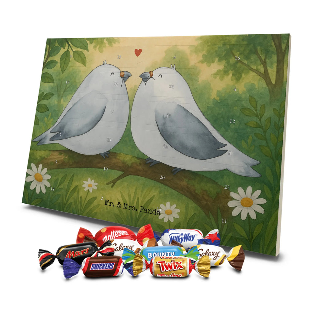 Chocolate advent calendar Turtledoves in love Design Loving, Two, Together, Marriage, Proposal of marriage, Love gift, gift for her, gift for him, anniversary gift, Turtle doves, Gift Friend, Married, Gift Wedding, Doves, Gift Girlfriend, In love, Wedding anniversary, Engaged, Anniversary, Girlfriend, Turtledove, Proof of love, Friend