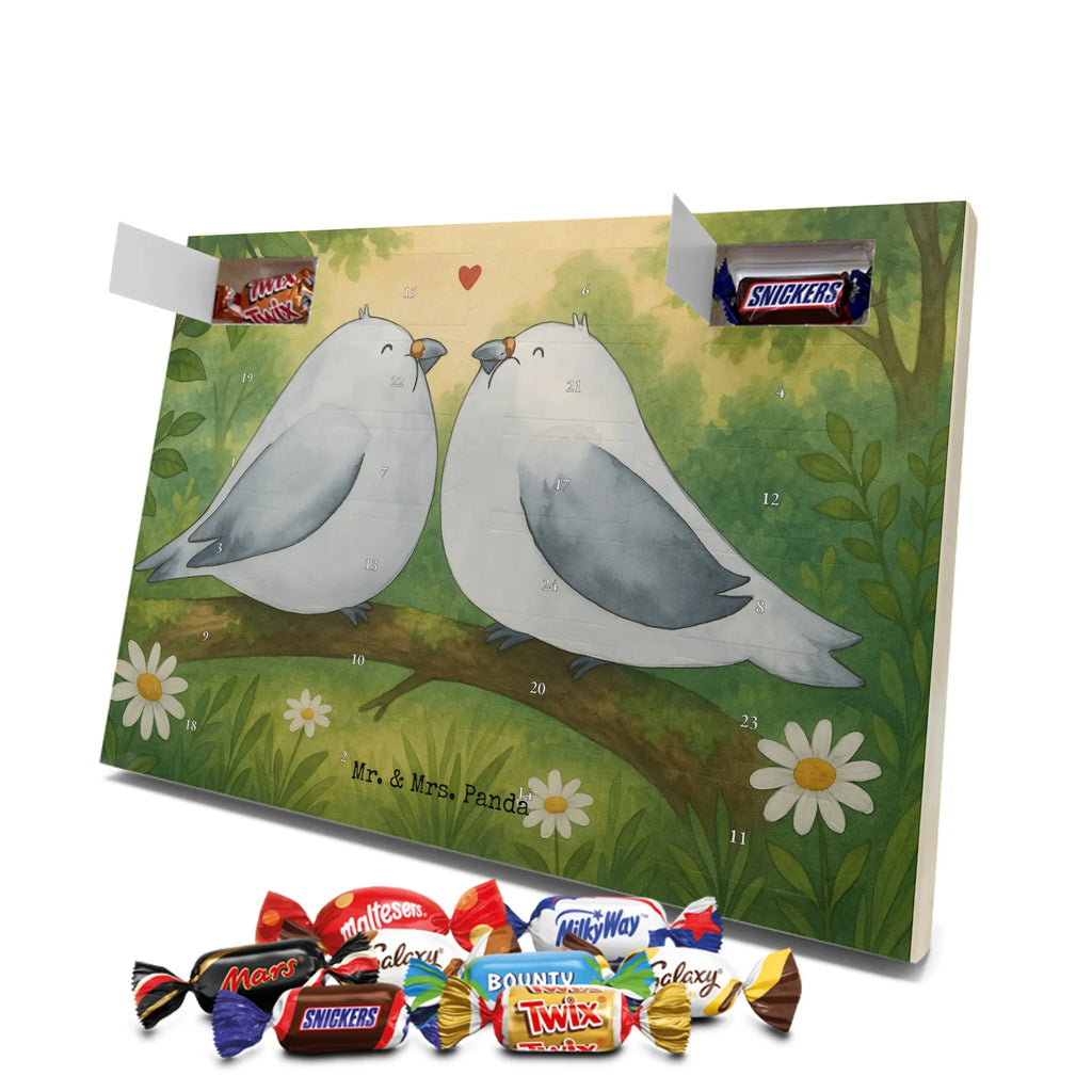 Chocolate advent calendar Turtledoves in love Design Loving, Two, Together, Marriage, Proposal of marriage, Love gift, gift for her, gift for him, anniversary gift, Turtle doves, Gift Friend, Married, Gift Wedding, Doves, Gift Girlfriend, In love, Wedding anniversary, Engaged, Anniversary, Girlfriend, Turtledove, Proof of love, Friend